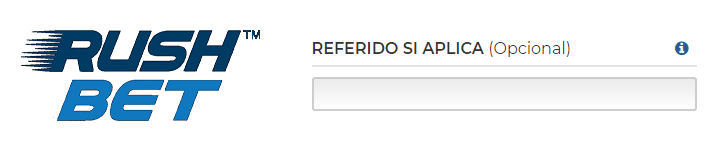 C&oacute;digo Registro Rushbet