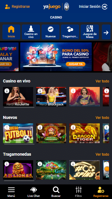 Yajuego app casino