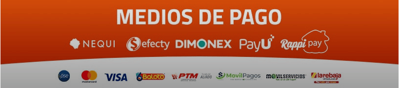 Los principales métodos de pago de Luckia Colombia