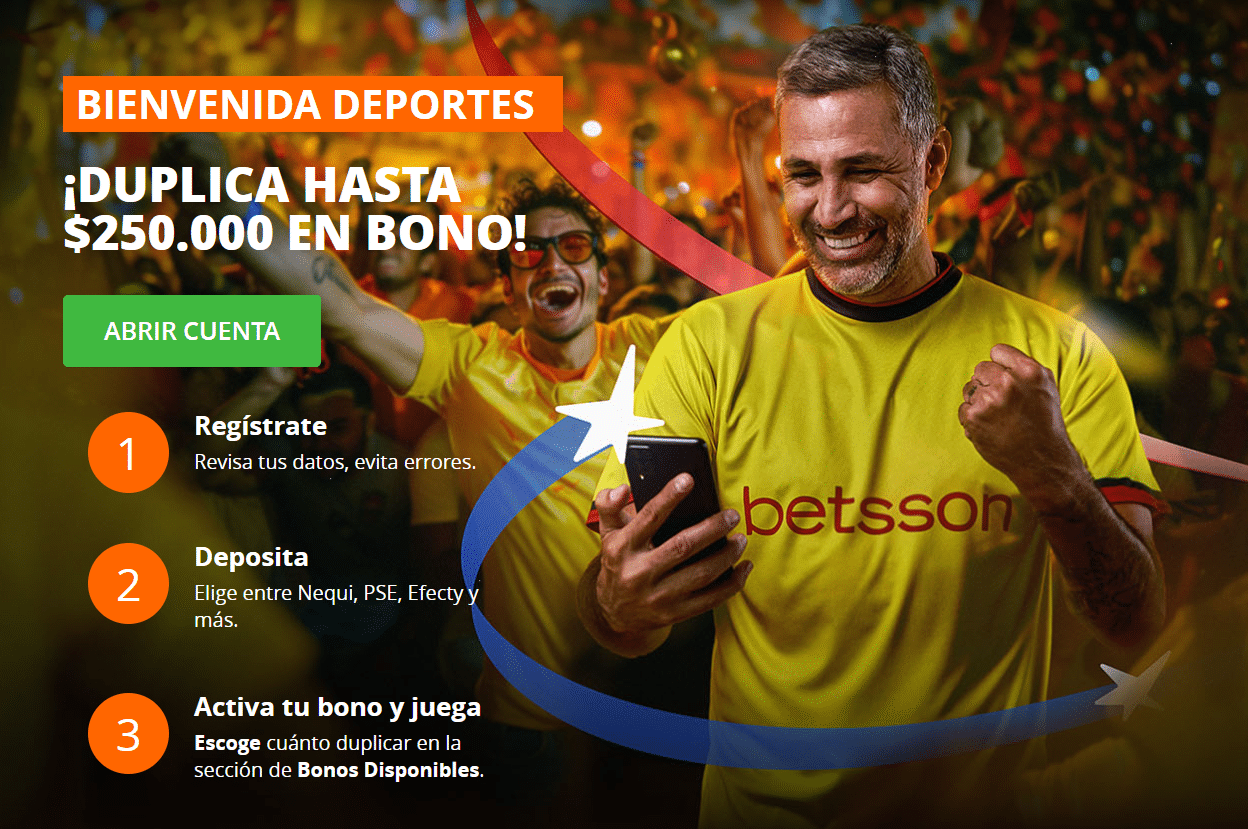 Código promocional Betsson Colombia